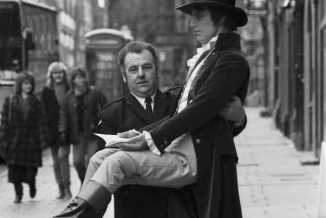 The waxworks were on temporary loan to a London tourism trade fair.