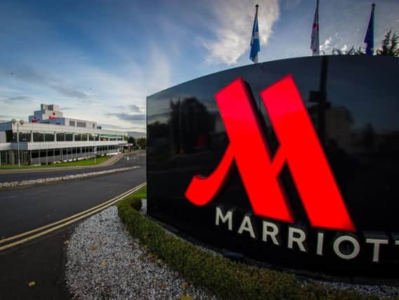 Hotel chain Marriott is facing a significant fine.