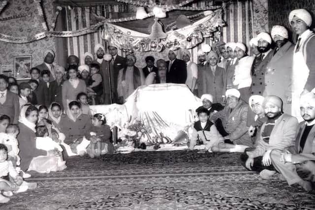 The first Sikh Gurdwara in South Portland Street , 1954. PIC: Gurdev Singh Pall.