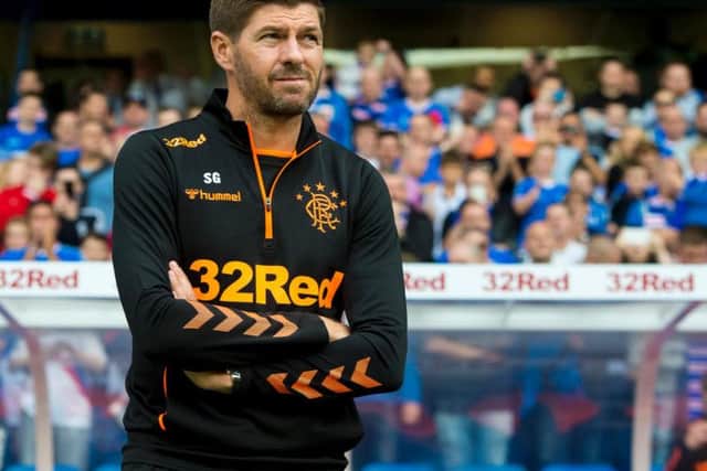 Rangers manager Steven Gerrard