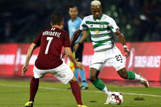 Boli Bolingoli-Mbombo impressed on his debut for Celtic before being forced off with an injury