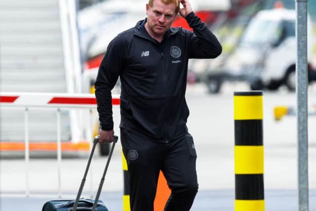 Head-scratcher: Neil Lennon claimed he had 'never heard' of Sergio Quintero, despite the midfielder insisting he was holding talks with Celtic