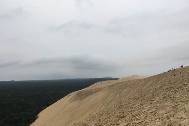 The Dune of Pilat, the largest sand dune in Europe at 10m high and 3km long, attracts 1.5m visitors annually. Picture: Kirsty Hoyle