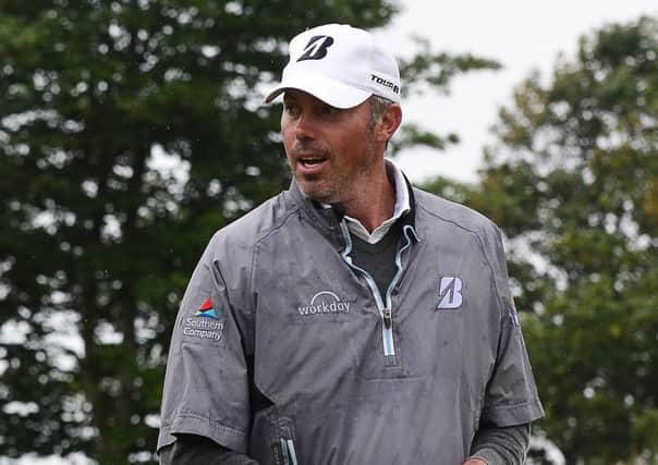 Matt Kuchar during a practice round ahead of the Aberdeen Standard Investments Scottish Open at The Renaissance Club. Picture: Mark Runnacles/Getty