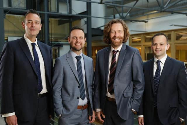 From left: Paul Smith, Stephen Bain, David Smith and Stuart McAleese. Picture: Contributed
