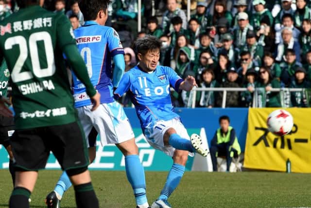 The 52-year-old Kazuyoshi Miura will be one of Nakamura's team-mates at Yokohama