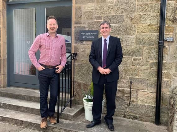 L to R: Simon Henderson and Allister Page of Royal Bank of Scotland. Picture: Contributed