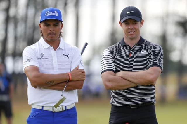 Rickie Fowler and Rory McIlroy played together on day 1 of the Aberdeen Standard Investments Scottish Open. Picture: Kevin C. Cox/Getty Images