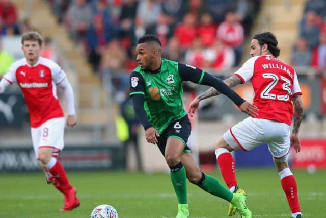 Hibs appear to be in a straight battle with Aberdeen for the signature of Funso Ojo after the two clubs had six-figure bids accepted by Scunthorpe United. (Evening News)