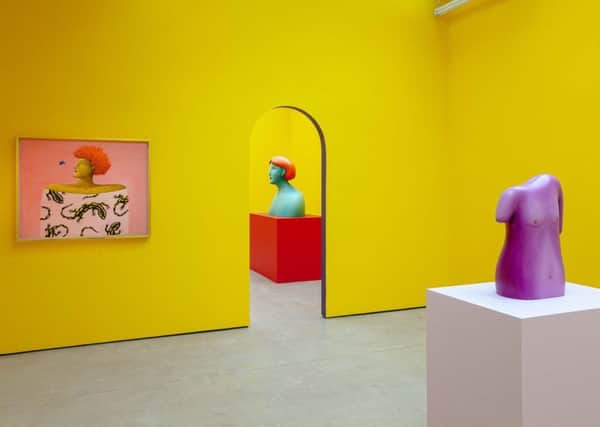 Nicholas Party uses colour with confidence, knowing just how far to push each clashing purple and piercing orange