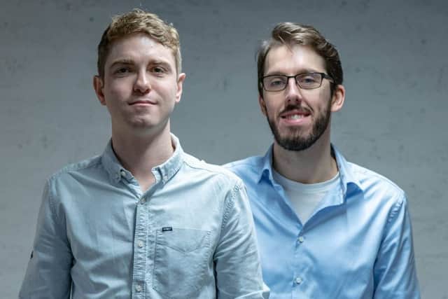 GoRoadie co-founders Michael Carr (left) and Barry White. Picture: Michal Wachucik
