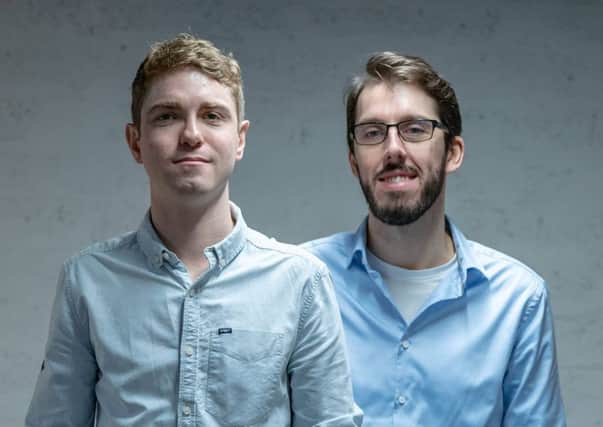 GoRoadie co-founders Michael Carr (left) and Barry White. Picture: Michal Wachucik