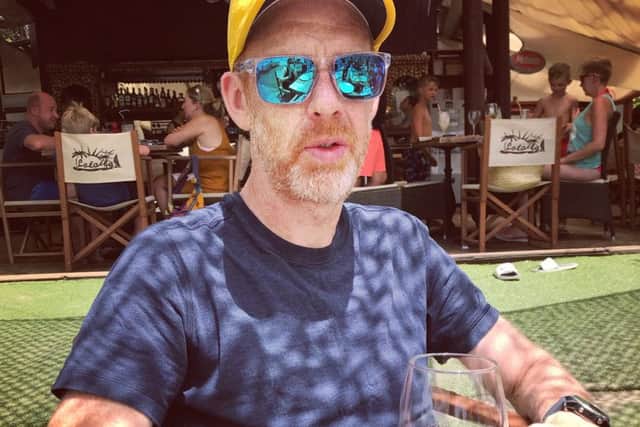 I would probably freak out if I turned my phone off for a whole week, says a holidaying Nick Freer. Picture: Contributed