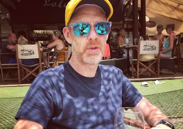 I would probably freak out if I turned my phone off for a whole week, says a holidaying Nick Freer. Picture: Contributed