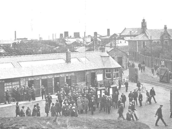 Up to 13,000 people worked at the British Dynamite Factory at Ardeer in North Ayrshire with a "mini town" - complete with bank, tourist agency, a dental surgery and a train station - developing around the plant. PIC: North Ayrshire Councils Heritage Service.