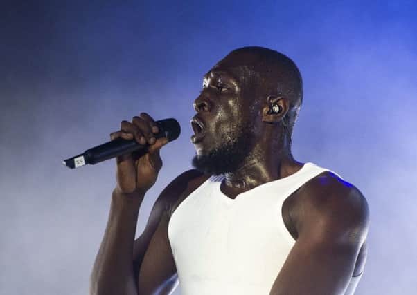Stormzy performs during the TRNSMT festival at Glasgow Green PIC: Lesley Martin/PA Wire