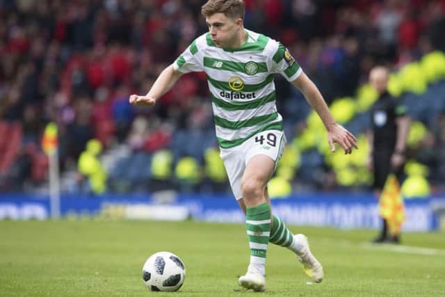 James Forrest could be deployed at No.10 by Celtic boss Neil Lennon. Picture: SNS Group