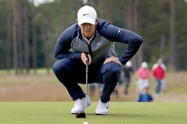 Northern Ireland's Rory McIlroy shot 61 at Portrush. Picture: Jane Barlow/PA Wire