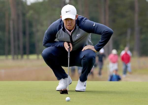 Northern Ireland's Rory McIlroy shot 61 at Portrush. Picture: Jane Barlow/PA Wire