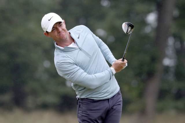 Northern Ireland's Rory McIlroy on the 1st hole during day three of the Aberdeen Standard Investments Scottish Open. Picture: Jane Barlow/PA Wire