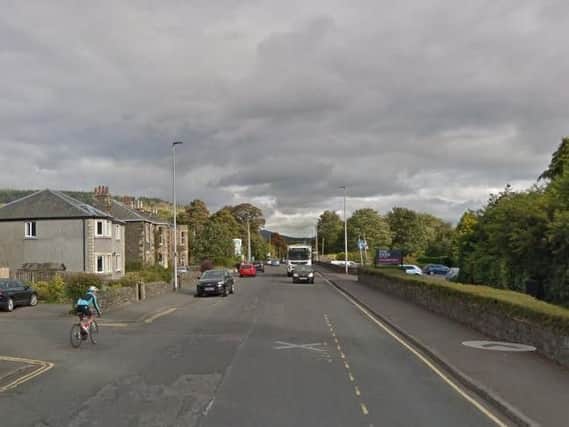 The incident happened on the A72 in Peebles