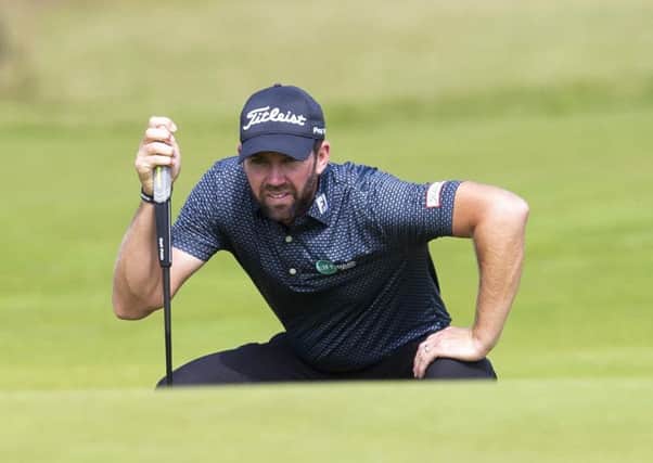 Scott Jamieson lines up a putt en route to a closing 66 in the Aberdeen Standard Investments Scottish Open: Picture: SNS