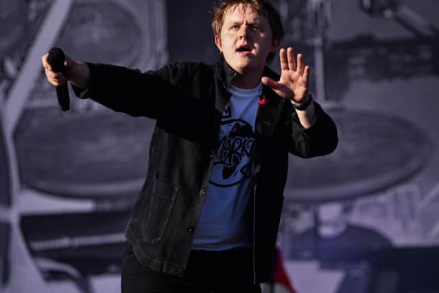 Lewis Capaldi performs on the main stage during the TRNSMT Festival. (Photo by Jeff J Mitchell/Getty Images)
