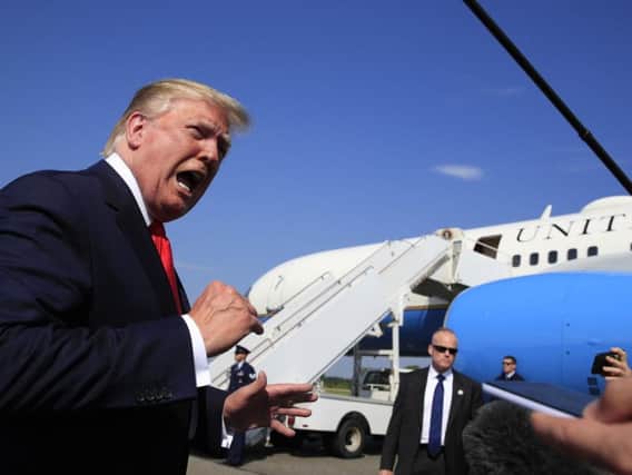 Donald Trump has been widely condemned for the series of tweets posted yesterday