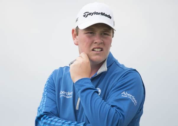 Robert MacIntyre thinks of home to keep calm.