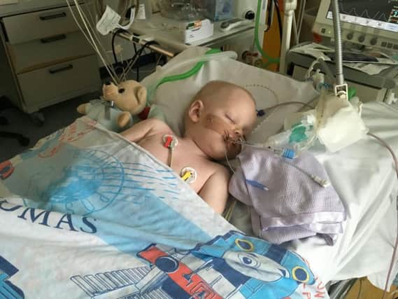 Doctors told Laura and Kieran that Edward had "most likely developed a serious bacterial infection and sepsis from the rapid onset of the infection".Picture: SWNS