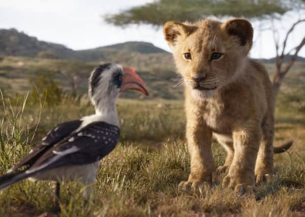 The Lion King, featuring the voices of John Oliver as Zazu and JD McCrary as Young Simba PIC: © 2019 Disney Enterprises, Inc. All Rights Reserved.
