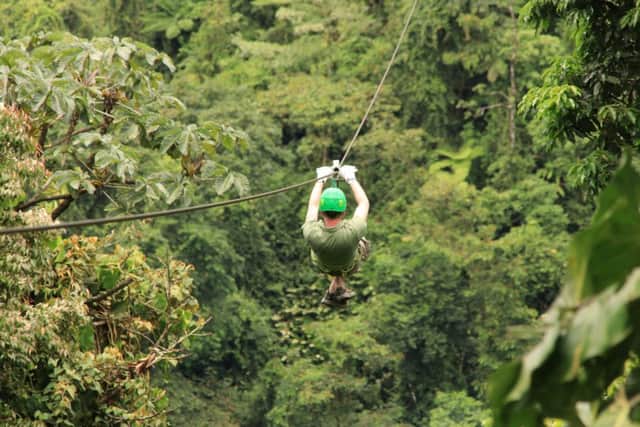 Lush landscapes make for exciting ziplines and nature treks