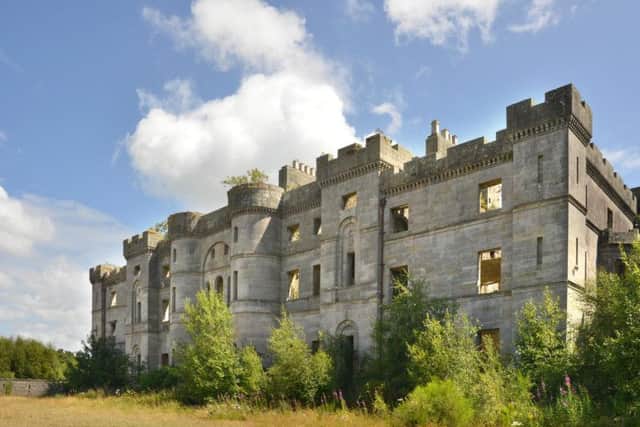 Dalquharran Castle was designed by revered architect Robert Adam and inspired by his nearby clifftop masterpiece of Culzean. PIC: Rettie & Co.