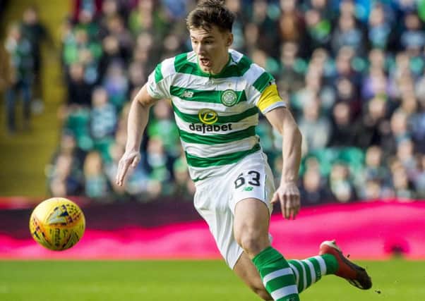 Kieran Tierney in action against Motherwell. Picture: Bill Murray/SNS