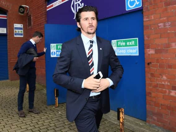 Former Rangers midfielder Joey Barton.
