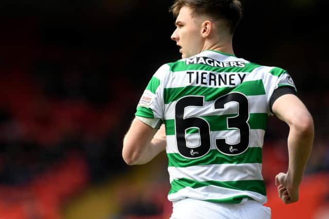 Celtic defender Kieran Tierney.