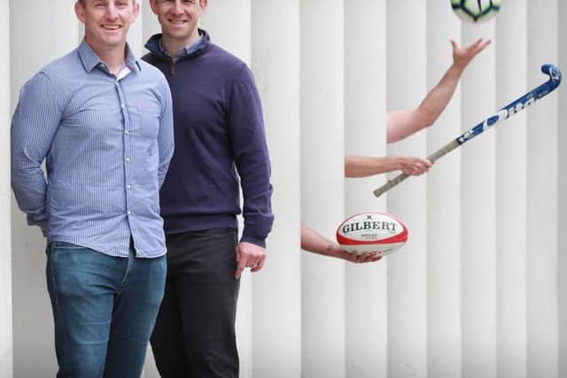 Mark Cairns (left) and Andy Muir, co-founders of Coach Logic. Picture: Stewart Attwood