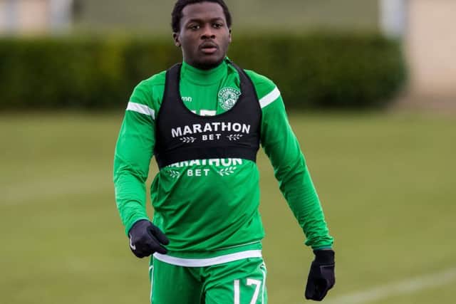 Kilmarnock are closing in on a loan deal for Thomas Agyepong who had a spell at Hibs last season. Picture: SNS