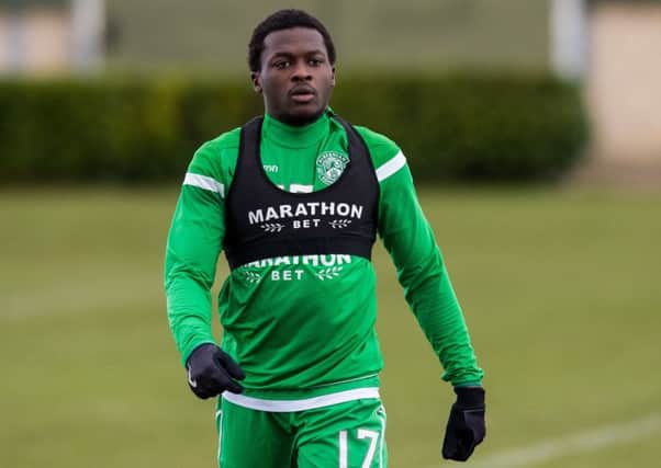 Kilmarnock are closing in on a loan deal for Thomas Agyepong who had a spell at Hibs last season. Picture: SNS