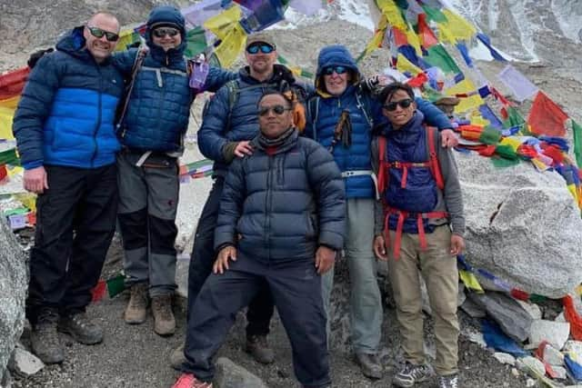 Edinburgh pensioner Alan Sinclair has become one of the oldest people to take on Mount
Everest as part of an expedition to raise money for charity. Picture: Contributed