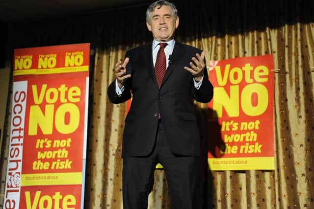 Gordon Brown.