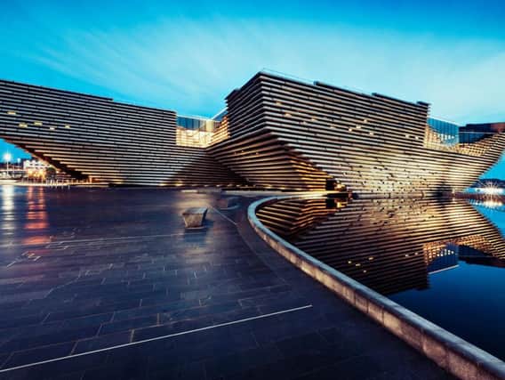 The project highlights the choice of unique venues in Dundee, Angus, Perthshire and Fife, including the V&A Dundee. Picture: Ross Fraser McLean