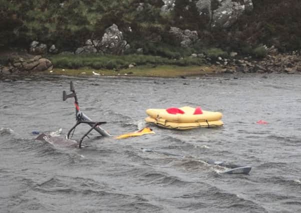 Last year at Loch Scadavay on North Uist where Peter Clunas, 59, a pilot with more than 30 years' experience, suffered a severe head injury and died. Picture: Air Accidents Investigation Branch/PA Wire