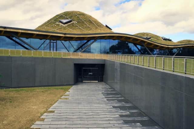 This gives the impression of almost going underground.