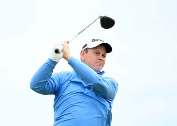 Robert MacIntyre tees off at the 11th. Picture: Andrew Redington/Getty Images