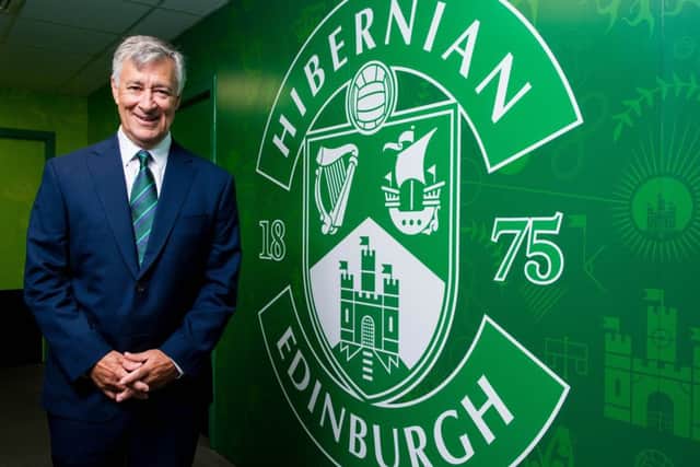 Ron Gordon is now the man pulling the strings at Hibs following the American-based businessman's takeover earlier this month. Picture: SNS