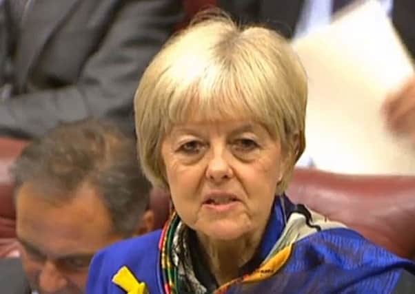 Baroness Hayter was sacked by Jeremy Corbyn.