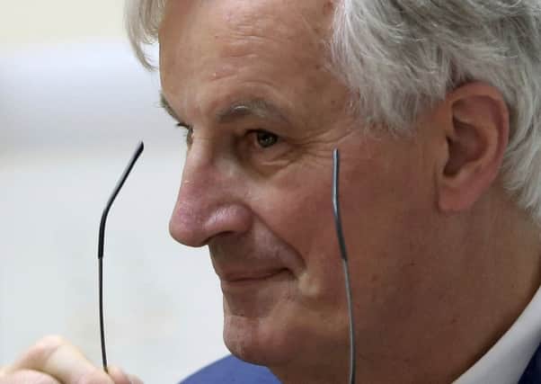 Michel Barnier. (AP Photo/Petros Karadjias)