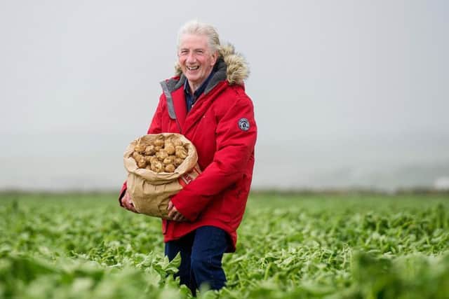 Kent-based Jamie McCoo will no longer need to travel1,000 miles to get his beloved Ayrshire potatoes. Picture: Peter Sandground