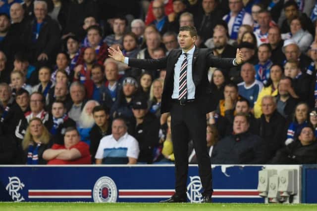Steven Gerrard is keen to cut his 'bloated' Rangers squad. Picture: SNS